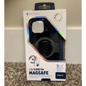 Popcase iPhone 13 Black Popsocket Phone Phone Case MagSafe New